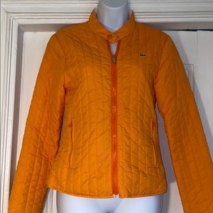 Orange/Pink Reversible Lacoste Jacket